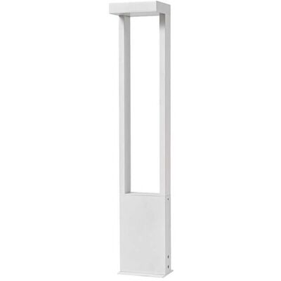 Lindby Lámpara Led Para Exterior 'lonete' En Blanco De Aluminio Lindby Lámpara Led Para Exterior 'lonete' En Blanco De Aluminio