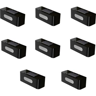 OEM Luz Solar Para Valla, Aplique De Pared Exterior, Luz Blanca Cálida, Juego De 8 OEM Luz Solar Para Valla, Aplique De Pared Exterior, Luz Blanca Cálida, Juego De 8
