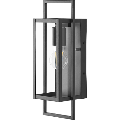 BELIANI Lámpara De Pared Para Exterior De Metal Estilo Moderno Puerta Principal Porche Negro Tarna BELIANI Lámpara De Pared Para Exterior De Metal Estilo Moderno Puerta Principal Porche Negro Tarna