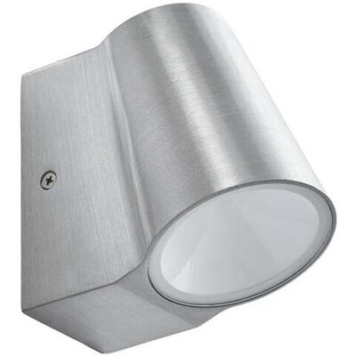 Lindby Lámpara De Pared Led Exterior 'illuvia' En Gris Aluminio Lindby Lámpara De Pared Led Exterior 'illuvia' En Gris Aluminio