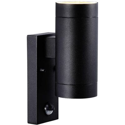 Nordlux Tin Maxi Doble Sensor Aplique De Pared Negra Nordlux Tin Maxi Doble Sensor Aplique De Pared Negra