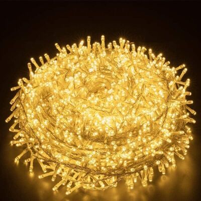 OEM Guirnalda De Luces Exteriores De 100 M Con 1000 Led Blancos Cálidos, Protección Ip44, 8 Modos De Iluminación, Ideal Para Decorar Árboles De Navidad, Fiestas Y Bodas, Tanto En Interiores Como En Exteri OEM Guirnalda De Luces Exteriores De 100 M Con 1000 Led Blancos Cálidos, Protección Ip44, 8 Modos De Iluminación, Ideal Para Decorar Árboles De Navidad, Fiestas Y Bodas, Tanto En Interiores Como En Exteri