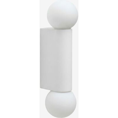 Aplique De Pared Con 2 Bolas De Cristal Para Exterior En Aluminio Irvine Sklum Aplique De Pared Con 2 Bolas De Cristal Para Exterior En Aluminio Irvine Sklum