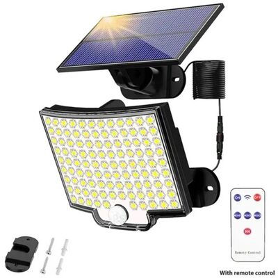 OEM Luces De Pared Para Jardín: Luz Solar Exterior De 106 Led Con Detector De Movimiento,foco Solar Led Ip65 (1 Unidad,iluminación Fría De 106 Led) OEM Luces De Pared Para Jardín: Luz Solar Exterior De 106 Led Con Detector De Movimiento,foco Solar Led Ip65 (1 Unidad,iluminación Fría De 106 Led)