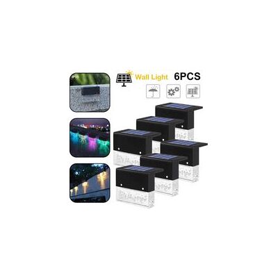 OEM Lámpara Solar De 6 Led, Luz Para Valla, Aplique De Pared, Luz Para Jardín, Luz Para Escaleras Exteriores, Luz Decorativa De Jardín En Blanco Cálido/cambio De Color - Crezuo OEM Lámpara Solar De 6 Led, Luz Para Valla, Aplique De Pared, Luz Para Jardín, Luz Para Escaleras Exteriores, Luz Decorativa De Jardín En Blanco Cálido/cambio De Color - Crezuo