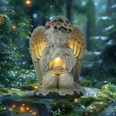 OEM Lámparas Solares De Ángel, Lámpara Solar De Ángel Rezando, Escultura De Ángel De Hadas, Iluminación Solar Para Cementerio, Decoración De Jardín Exterior Para Cementerio (20,5 Cm X 15,5 Cm X 14 Cm) -cr OEM Lámparas Solares De Ángel, Lámpara Solar De Ángel Rezando, Escultura De Ángel De Hadas, Iluminación Solar Para Cementerio, Decoración De Jardín Exterior Para Cementerio (20,5 Cm X 15,5 Cm X 14 Cm) -cr