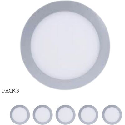 Forlight - Easy Circular - Ø22.5 cm - gris - LED downlight Forlight - Easy Circular - Ø22.5 cm - gris - LED downlight