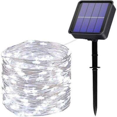 OEM Guirnalda De Luces Solares Para Exteriores De 22 M Con 200 Led, 8 Modos, Cable De Cobre Impermeable, Luces Decorativas Para Jardín, Bodas, Fiestas, Patio, Dormitorio Y Balcón - Crezuo OEM Guirnalda De Luces Solares Para Exteriores De 22 M Con 200 Led, 8 Modos, Cable De Cobre Impermeable, Luces Decorativas Para Jardín, Bodas, Fiestas, Patio, Dormitorio Y Balcón - Crezuo