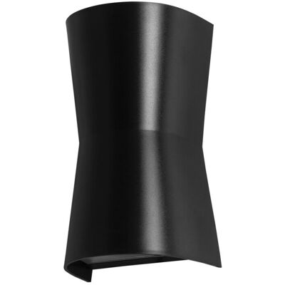 Prisma - Aplique De Pared Exterior 2xgu10 Luz Bidireccional Arriba Y Abajo Para Jardín Y Terraza Ip65 De Color Negro - Forlight Prisma - Aplique De Pared Exterior 2xgu10 Luz Bidireccional Arriba Y Abajo Para Jardín Y Terraza Ip65 De Color Negro - Forlight