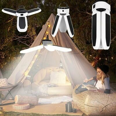 TREETALK Linterna Led Portátil Para Exteriores, Linterna De Camping, Luz Solar, Batería Externa Recargable, Potente Batería De Iluminación Exterior, Linterna Portátil, Lámpara De Emergencia -- Lámpara Clover TREETALK Linterna Led Portátil Para Exteriores, Linterna De Camping, Luz Solar, Batería Externa Recargable, Potente Batería De Iluminación Exterior, Linterna Portátil, Lámpara De Emergencia -- Lámpara Clover