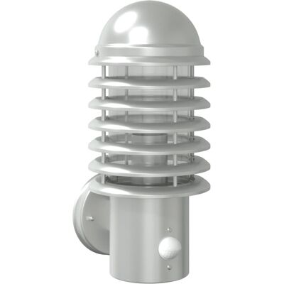 HELLOSHOP26 Aplique De Exterior Con Sensor De Movimiento 15 X 15 X 33,5 Cm Iluminación De Seguridad Moderna En Acero Inoxidable Plateado 020056569 HELLOSHOP26 Aplique De Exterior Con Sensor De Movimiento 15 X 15 X 33,5 Cm Iluminación De Seguridad Moderna En Acero Inoxidable Plateado 020056569