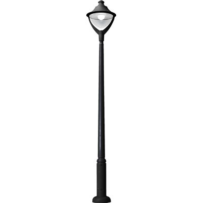 FUMAGALLI Farola Ektor2500 1xe27 50w 3000k Ip55 Al.306,5xd.48cm Resina Negra FUMAGALLI Farola Ektor2500 1xe27 50w 3000k Ip55 Al.306,5xd.48cm Resina Negra