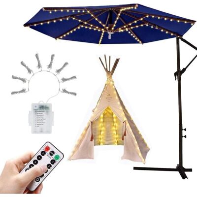 OEM Guirnalda De Luces Led Crezuo De 104 Luces Para Sombrillas De Patio Con Control Remoto, 8 Modos De Iluminación, Funciona Con Pilas, Resistente Al Agua Ip67, Ideal Para Jardines Y Tiendas De Campaña.-c OEM Guirnalda De Luces Led Crezuo De 104 Luces Para Sombrillas De Patio Con Control Remoto, 8 Modos De Iluminación, Funciona Con Pilas, Resistente Al Agua Ip67, Ideal Para Jardines Y Tiendas De Campaña.-c