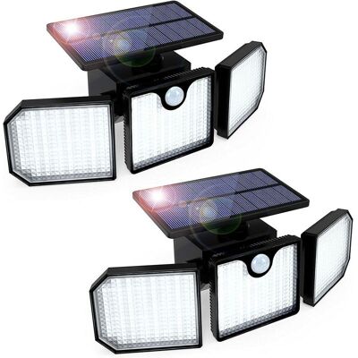 OEM Lámpara Solar De Exterior Con Sensor De Movimiento, Aplique Solar De Exterior De 3 Cabezales, Aplique De Exterior Impermeable, Aplique Solar De Pared De 2 Piezas -crezuo OEM Lámpara Solar De Exterior Con Sensor De Movimiento, Aplique Solar De Exterior De 3 Cabezales, Aplique De Exterior Impermeable, Aplique Solar De Pared De 2 Piezas -crezuo