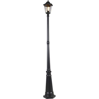 Qazqa Farol de exterior negro 200cm IP44 Havana Qazqa Farol de exterior negro 200cm IP44 Havana