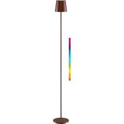Goobay Lámpara De Pie Led Inalámbrica, Tamaño Xl, 122 Cm, Rgbw, Color Cobre, Con Control Táctil, 5 W, 220 Lm, Numerosos Colores De Luz Rgb, Blanco Cálido (3000 K), Ip44, Regulable De Forma Continua. Goobay Lámpara De Pie Led Inalámbrica, Tamaño Xl, 122 Cm, Rgbw, Color Cobre, Con Control Táctil, 5 W, 220 Lm, Numerosos Colores De Luz Rgb, Blanco Cálido (3000 K), Ip44, Regulable De Forma Continua.