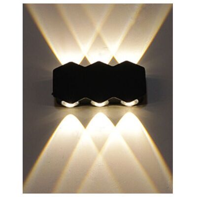 OEM Aplique De Pared Exterior De 6 Led, Para Interiores Y Exteriores, Resistente Al Agua, Luz Blanca Cálida, Lámpara De Pared, Lámpara De Patio - Crezuo OEM Aplique De Pared Exterior De 6 Led, Para Interiores Y Exteriores, Resistente Al Agua, Luz Blanca Cálida, Lámpara De Pared, Lámpara De Patio - Crezuo