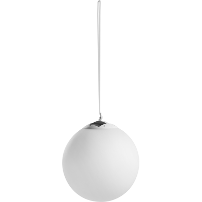BELIANI Lámpara Colgante Led Solar Para Exterior Con Mando A Distancia Jardín Blanco Bolsey BELIANI Lámpara Colgante Led Solar Para Exterior Con Mando A Distancia Jardín Blanco Bolsey