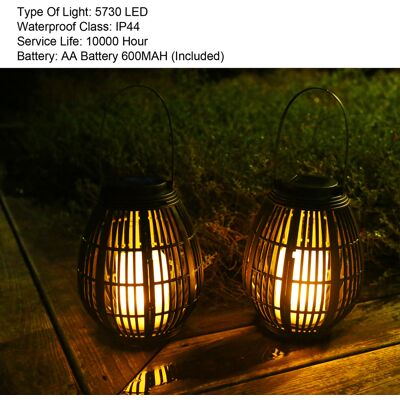 OEM Farol Solar Led Para Exteriores, Lámpara Decorativa E Impermeable De Ratán Para Patio, Jardín, Entrada O Terraza. OEM Farol Solar Led Para Exteriores, Lámpara Decorativa E Impermeable De Ratán Para Patio, Jardín, Entrada O Terraza.