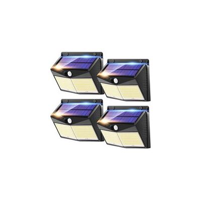 OEM Juego De 4 Apliques Solares De Pared Para Exteriores, Impermeables, Con 248 Led Y Sensor Solar A Prueba De Manipulaciones, Para Patio. - Crezuo OEM Juego De 4 Apliques Solares De Pared Para Exteriores, Impermeables, Con 248 Led Y Sensor Solar A Prueba De Manipulaciones, Para Patio. - Crezuo