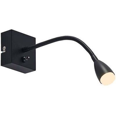 Lindby Lámpara De Pared Led 'jolka' En Negro Metal Lindby Lámpara De Pared Led 'jolka' En Negro Metal