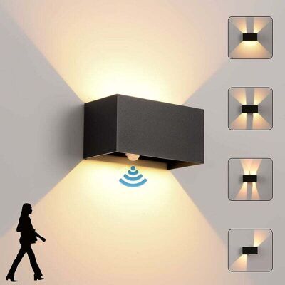OEM Aplique De Pared Led Para Exteriores Crezuo De 24 W Con Sensor De Movimiento – Ángulo De Haz Ajustable – Resistente Al Agua Ip65 – Iluminación Blanca Cálida De 3000 K OEM Aplique De Pared Led Para Exteriores Crezuo De 24 W Con Sensor De Movimiento – Ángulo De Haz Ajustable – Resistente Al Agua Ip65 – Iluminación Blanca Cálida De 3000 K