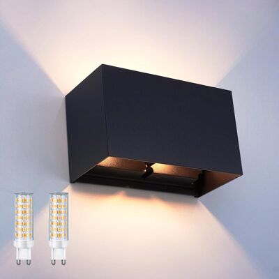 OEM Aplique De Pared Moderno De 24 W, Led Impermeable Ip65, Apto Para Iluminación Interior Y Exterior, Bombilla Led G9 Reemplazable, Ángulo De Haz Ajustable. OEM Aplique De Pared Moderno De 24 W, Led Impermeable Ip65, Apto Para Iluminación Interior Y Exterior, Bombilla Led G9 Reemplazable, Ángulo De Haz Ajustable.