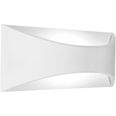 MIIDEX LIGHTING Aplique de Pared 6W 330lm 160° - Blanco - Lámpara de Pared MIIDEX LIGHTING Aplique de Pared 6W 330lm 160° - Blanco - Lámpara de Pared