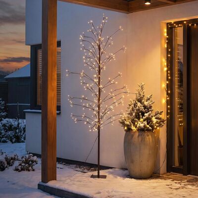 Ecd Germany Árbol De Luces Navideño Led 180 Cm Para Exterior E Interior Decoración De Navidad, Luz Blanca Cálida Integrada 1170 Led Árbol Luminoso De Metal Con Temporizador Y Regulador De Intensidad Ecd Germany Árbol De Luces Navideño Led 180 Cm Para Exterior E Interior Decoración De Navidad, Luz Blanca Cálida Integrada 1170 Led Árbol Luminoso De Metal Con Temporizador Y Regulador De Intensidad