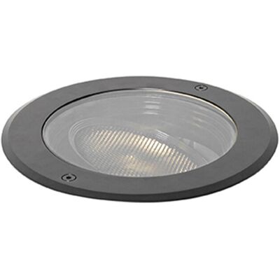 Moderno Foco De Suelo Exterior Negro Ar111 Orientable Ip65 - Delux Honey Aluminio /vidrio /plástico Redonda Adecuado Para Led Max. 1 X 50 Watt - Qazqa Moderno Foco De Suelo Exterior Negro Ar111 Orientable Ip65 - Delux Honey Aluminio /vidrio /plástico Redonda Adecuado Para Led Max. 1 X 50 Watt - Qazqa