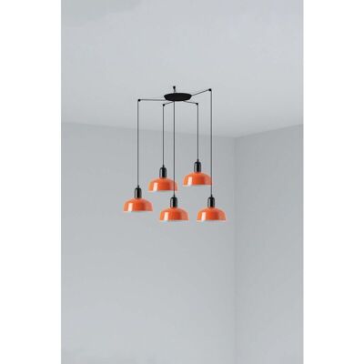 FARO BARCELONA Tatawin S Metal 5l Colgante Naranja Rojizo FARO BARCELONA Tatawin S Metal 5l Colgante Naranja Rojizo