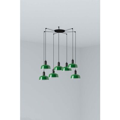FARO BARCELONA Tatawin S Metal 7l Colgante Verde FARO BARCELONA Tatawin S Metal 7l Colgante Verde