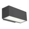 Afrodita - Aplique led Up & Down para exterior Urban Grey 22cm 1955lm 4000K IP65 - Leds-c4