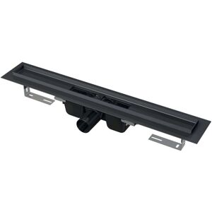 Alcaplast Alcadrain Canaletas De Desagüe - Plato De Ducha 30 Cm, Con Borde Para Rejilla Perforada, Negro Mate Apz1black-300 Alcaplast Alcadrain Canaletas De Desagüe - Plato De Ducha 30 Cm, Con Borde Para Rejilla Perforada, Negro Mate Apz1black-300