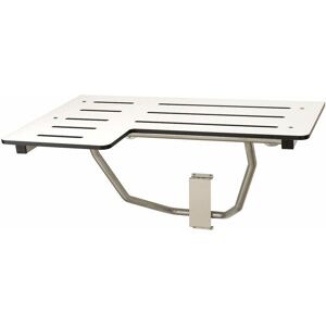 Mediclinics - Am0500 Asiento Ducha Plegable Reversible Satinado - Ref: Am0500 Mediclinics - Am0500 Asiento Ducha Plegable Reversible Satinado - Ref: Am0500