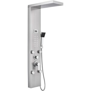 Auralum Panel De Ducha De Acero Inoxidable Cepillado Con Rociador Y Rociador Para Baño (panel De Ducha) Auralum Panel De Ducha De Acero Inoxidable Cepillado Con Rociador Y Rociador Para Baño (panel De Ducha)