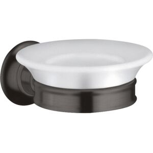 Hansgrohe AXOR Montreux Plato de jabón - Montaje en pared, Cromo negro cepillado Hansgrohe AXOR Montreux Plato de jabón - Montaje en pared, Cromo negro cepillado