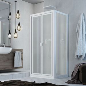 Forte Delta Trio Mampara de ducha reversible - 70x70x70cm Forte Delta Trio Mampara de ducha reversible - 70x70x70cm