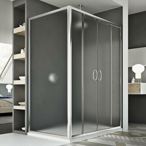 Idralite - Mampara de ducha corredera rectangular 70x130cm - Mampara de ducha Idralite - Mampara de ducha corredera rectangular 70x130cm - Mampara de ducha