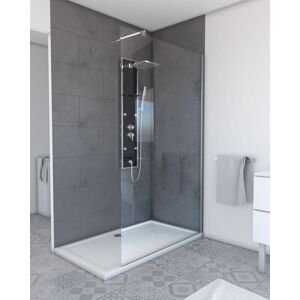 Aurlane - Mampara Ducha Italiana Freedom 2 Thin Transparente 120 - 120x200cm - Cristal Transparente 6mm Aurlane - Mampara Ducha Italiana Freedom 2 Thin Transparente 120 - 120x200cm - Cristal Transparente 6mm