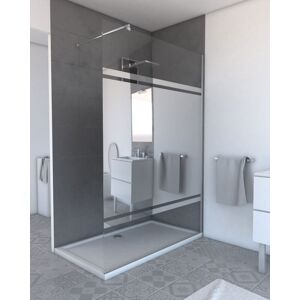 Aurlane - Mampara De Ducha 140x200cm Espejo - Cristal 8mm - Perfil Cromado - Freedom 2 Mirror Aurlane - Mampara De Ducha 140x200cm Espejo - Cristal 8mm - Perfil Cromado - Freedom 2 Mirror