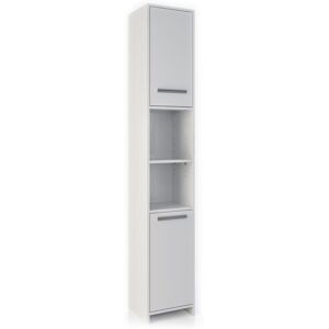 Vicco - Armario De Baño Kiko, Blanco, 30 X 190 Cm Vicco - Armario De Baño Kiko, Blanco, 30 X 190 Cm