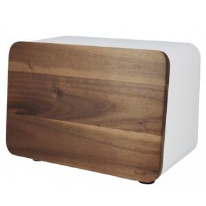 OEM Panera De Acero Con Tapa De Acacia Husla 73937 OEM Panera De Acero Con Tapa De Acacia Husla 73937