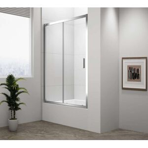Polysan Deep - Puerta De Ducha De Dos Partes 120 Cm, Aluminio Brillante/cristal Transparente Md1216 Polysan Deep - Puerta De Ducha De Dos Partes 120 Cm, Aluminio Brillante/cristal Transparente Md1216