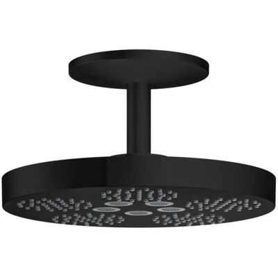 Cabezal de ducha Axor One 280 - Negro Mate - 2 tipos de chorro Cabezal de ducha Axor One 280 - Negro Mate - 2 tipos de chorro