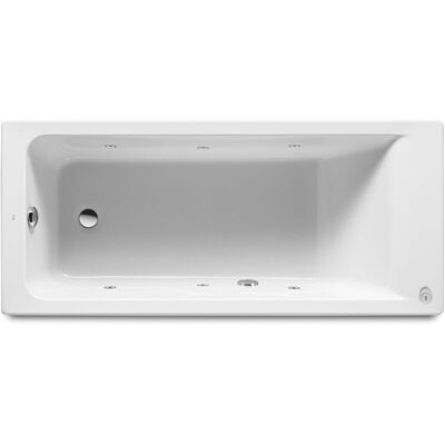 8414329805604 Roca - Bañera Acrílica Rectangular Con Hidromasaje Tonic - Serie Easy , Color Blanco 8414329805604 Roca - Bañera Acrílica Rectangular Con Hidromasaje Tonic - Serie Easy , Color Blanco