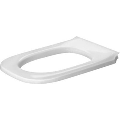 Anillo de asiento de inodoro Duravit D-Code - Acero inoxidable, Blanco, 361x490mm Anillo de asiento de inodoro Duravit D-Code - Acero inoxidable, Blanco, 361x490mm