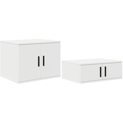 armario de almacenamiento blanco 127x41x40 cm MDF vidaxl armario de almacenamiento blanco 127x41x40 cm MDF vidaxl