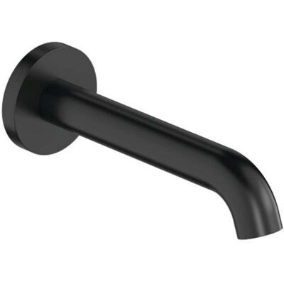 Duravit C.1 Entrada de bañera - Roseta redonda, 205mm proyección - Negro mate Duravit C.1 Entrada de bañera - Roseta redonda, 205mm proyección - Negro mate