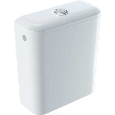 Keramag Geberit iCon Square Cistern de inodoro - 6L, Blanco, KeraTect Keramag Geberit iCon Square Cistern de inodoro - 6L, Blanco, KeraTect